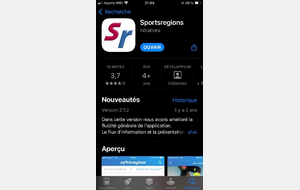 Accéder au site depuis votre téléphone avec l'Appli SportsRegion