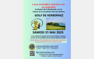 Scramble LISA : Open de Kerbernez le 31/5