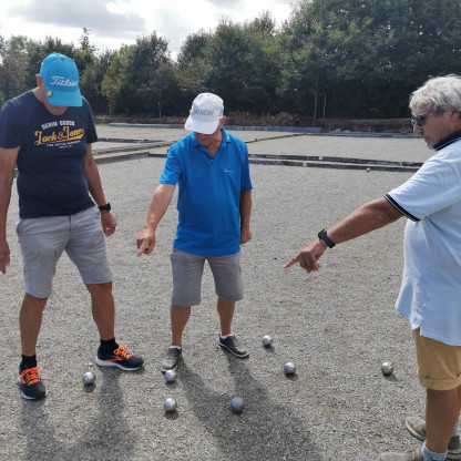 Golf et pétanque
